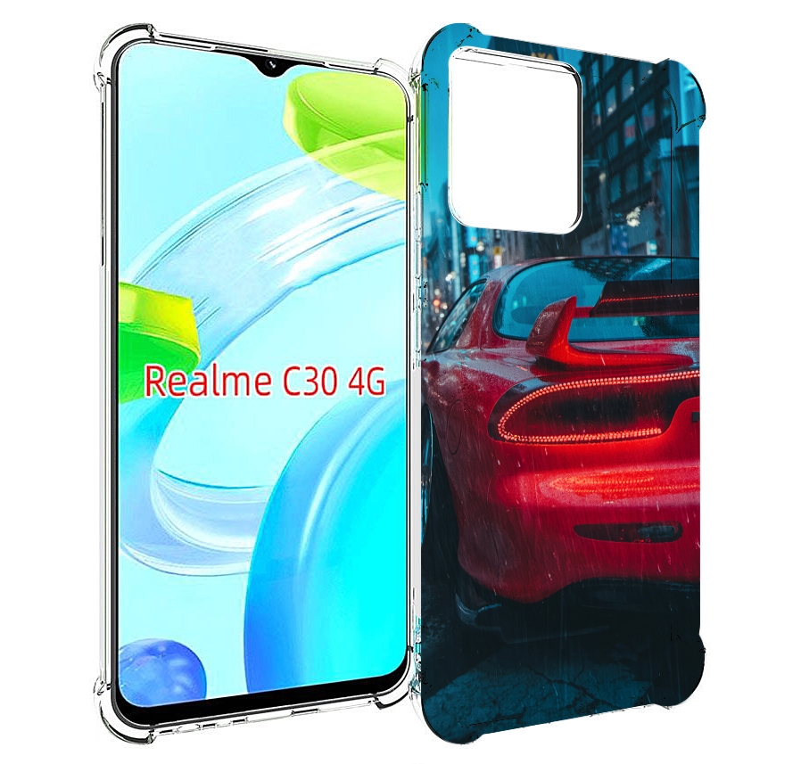 

Чехол MyPads мазда-рх7 для Realme C30 4G / Narzo 50i Prime, Прозрачный, Tocco