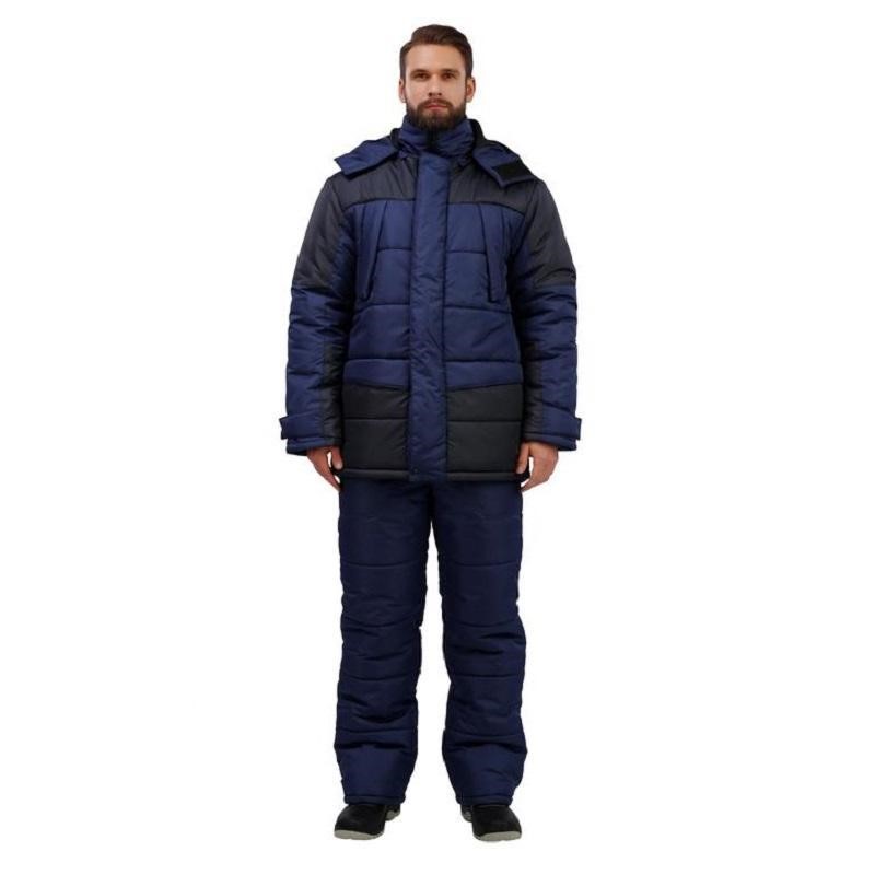 

Костюм рабочий NoBrand 1002419-K черный/синий 44-46, 170-176