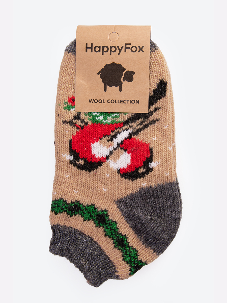 Носки женские HappyFox HFBN2330 бежевые 37-40