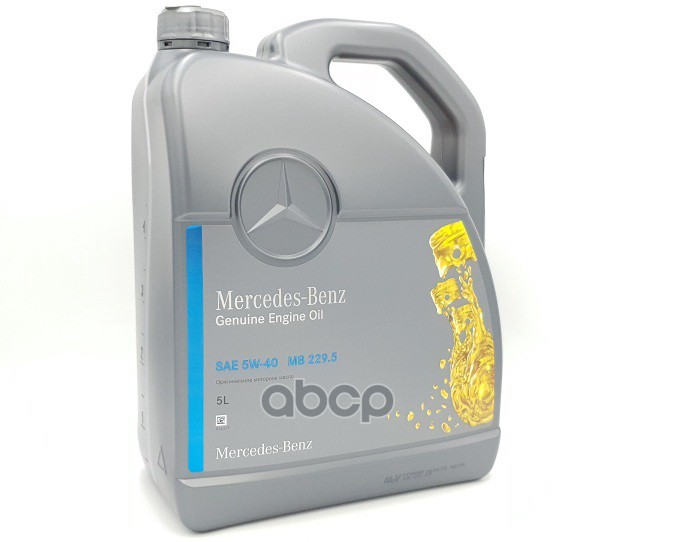 

Моторное масло Mercedes-Benz синтетическое MB 229.5 5W40 5л