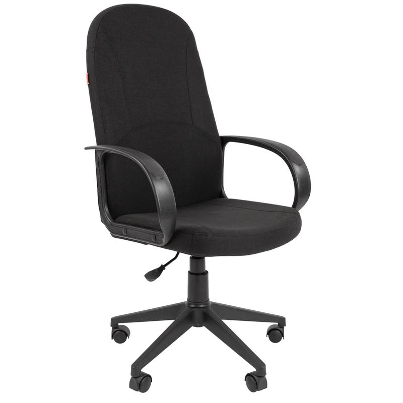 фото Кресло vt_echair-682 lt ткань черный, пластик nobrand