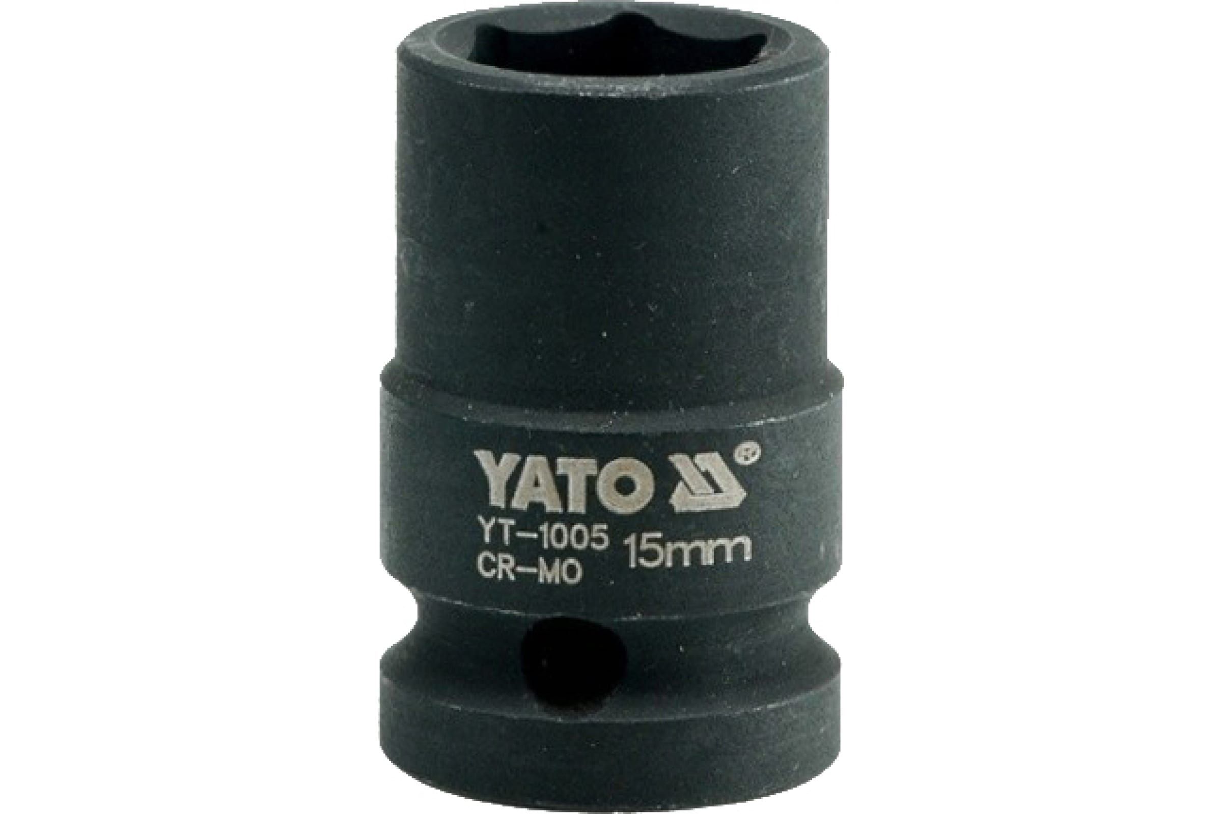 

Головка Ударная 15 Мм, 6 Гр, 1/2 YATO арт. YT-1005