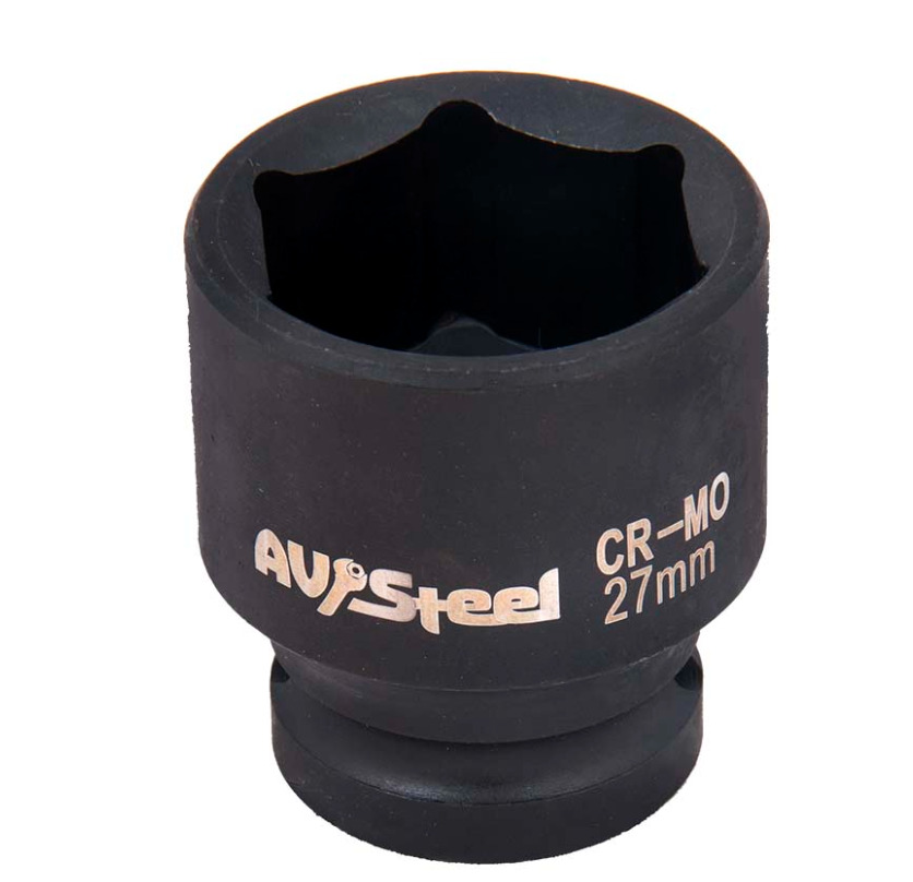 

Головка ударная 1/2", шестигранная, 27 мм "AV Steel", AV-720027