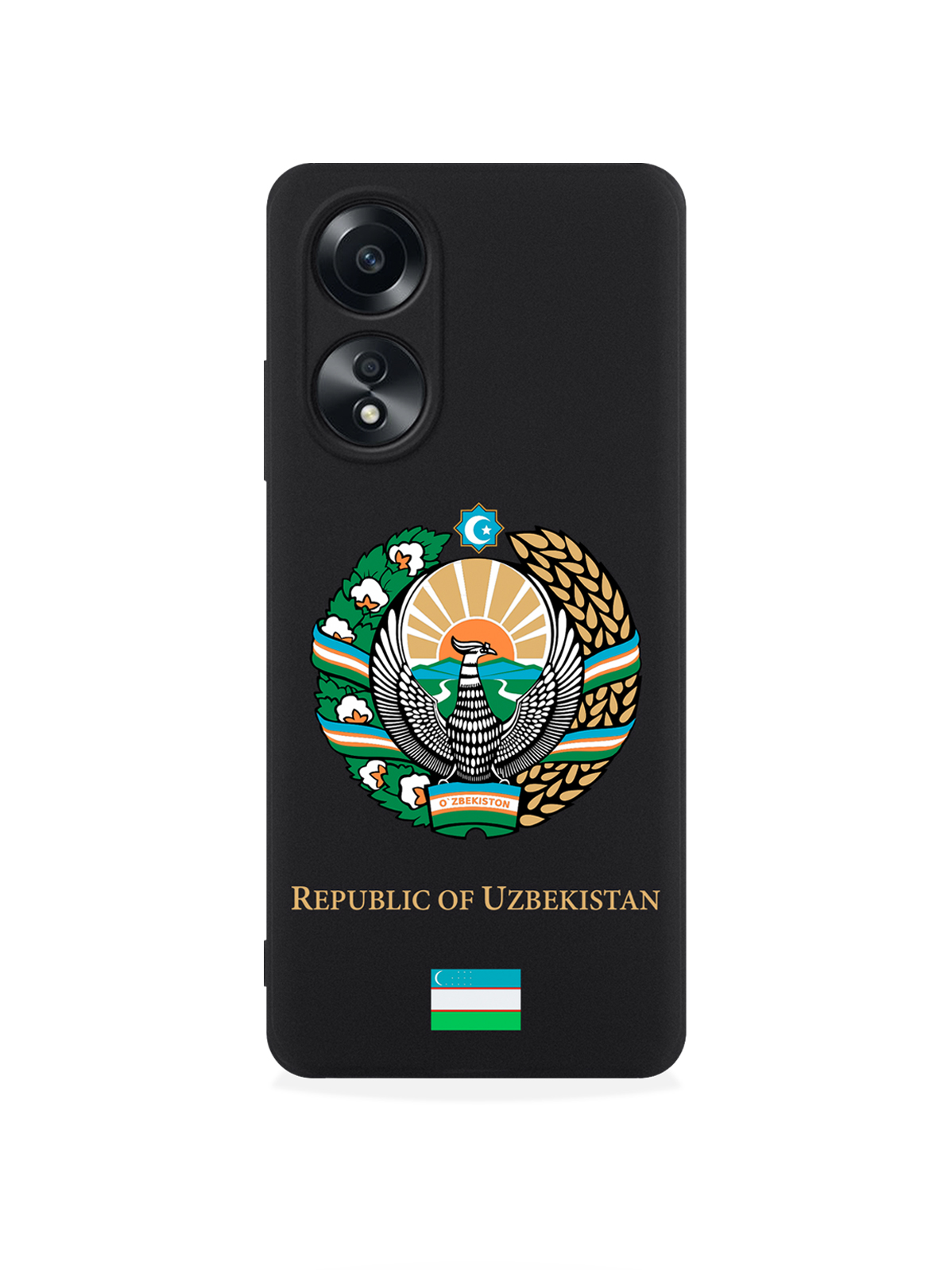 чехол SignumCase для Oppo A58 4G Герб Узбекистана