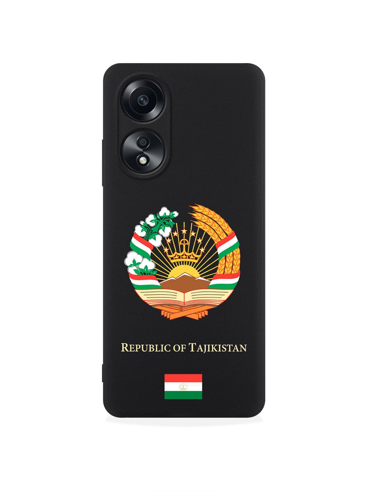 

чехол SignumCase для Oppo A58 4G Герб Таджикистана, Разноцветный, Oppo A58 4G