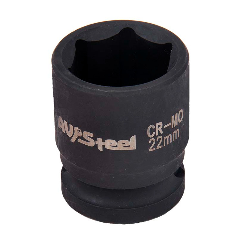 

Головка ударная 1/2", шестигранная, 22 мм "AV Steel", AV-720022