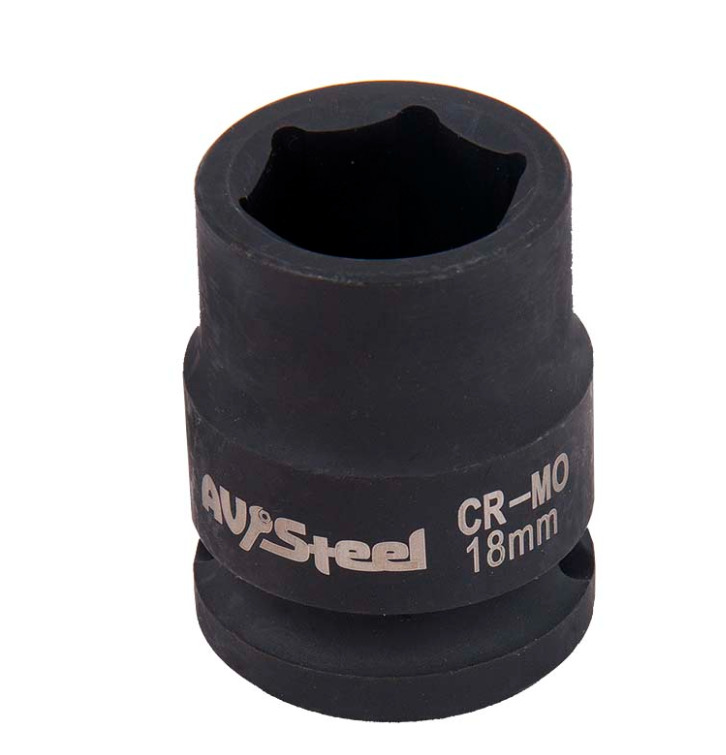 

Головка ударная 1/2", шестигранная, 18 мм "AV Steel", AV-720018