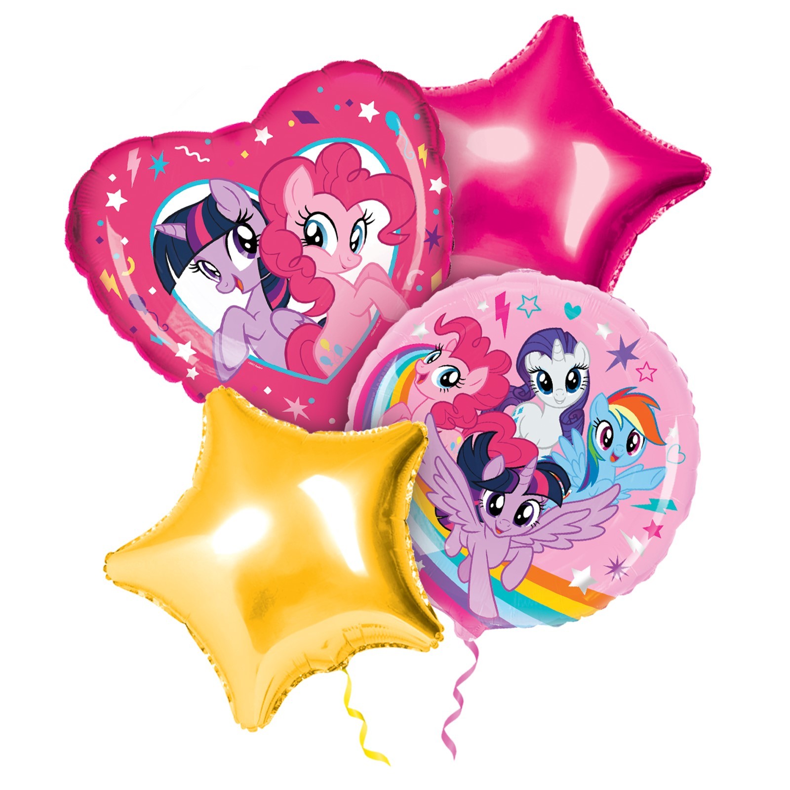 Набор воздушных шаров Hasbro Команда, My Little Pony, 4 шт