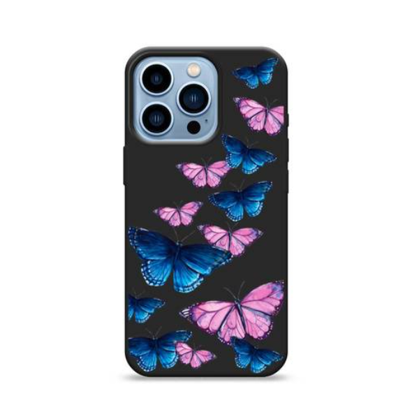 

Чехол Awog на Apple iPhone 14 Pro / Айфон 14 Про "Полет бабочек", Прозрачный, 15252-1