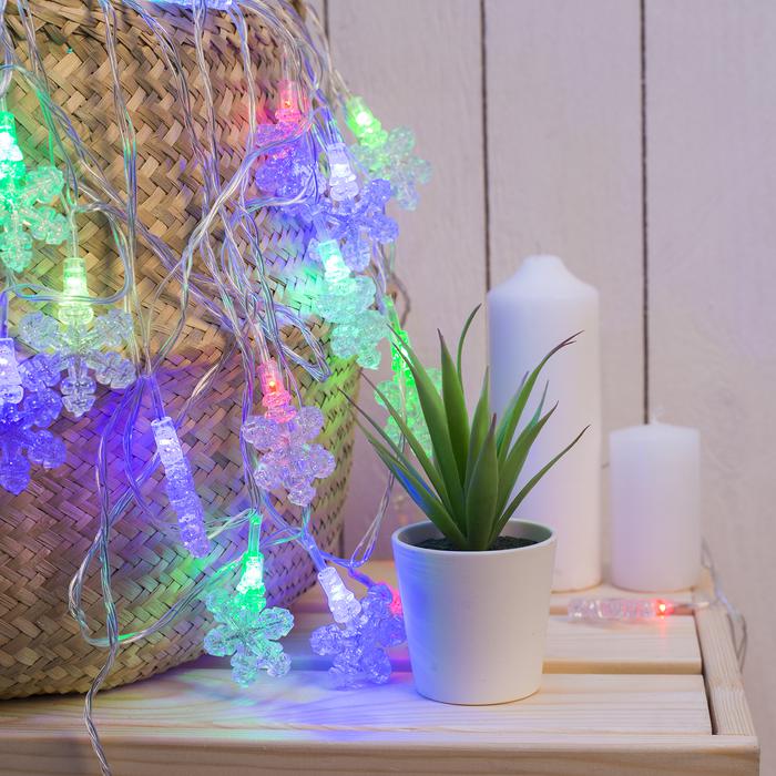 

Luazon Lighting Нить с насадками “Снежинка волшебство”, 5 м, LED-20-220V