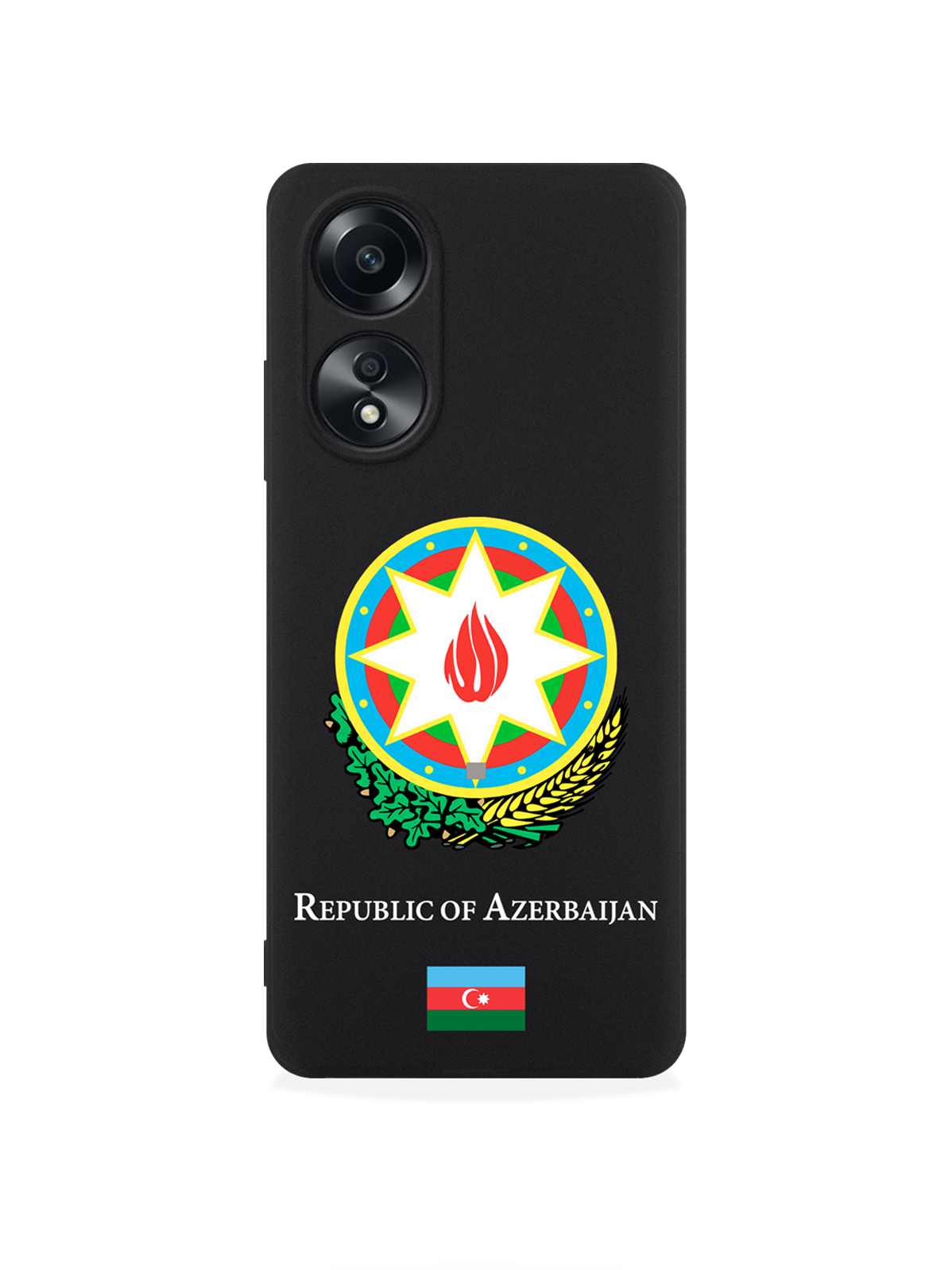 

чехол SignumCase для Oppo A58 4G Герб Азербайджана, Разноцветный, Oppo A58 4G