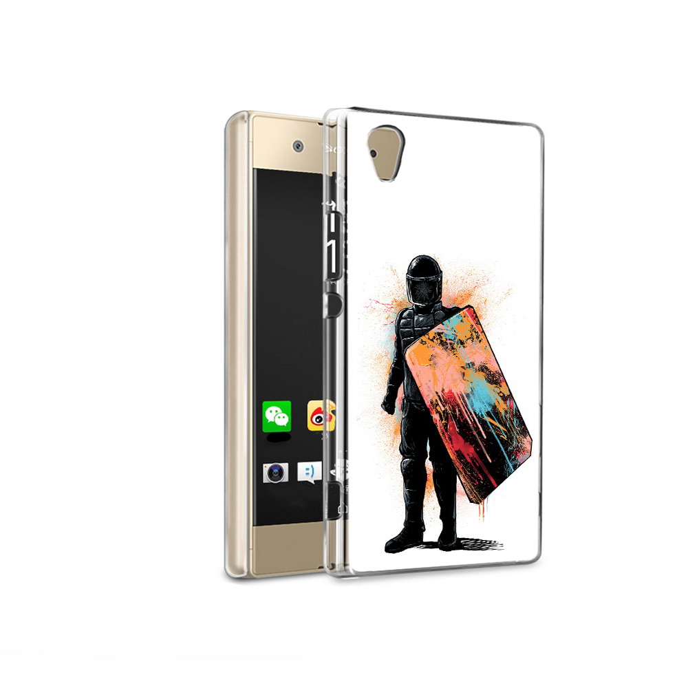 

Чехол MyPads Tocco для Sony Xperia XA1 Ultra солдат с красочным щитом (PT67027.252.614), Прозрачный, Tocco