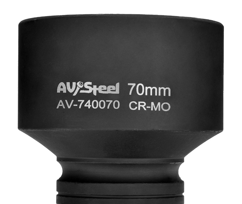 

Головка ударная 1", шестигранная, 70 мм "AV Steel", AV-740070