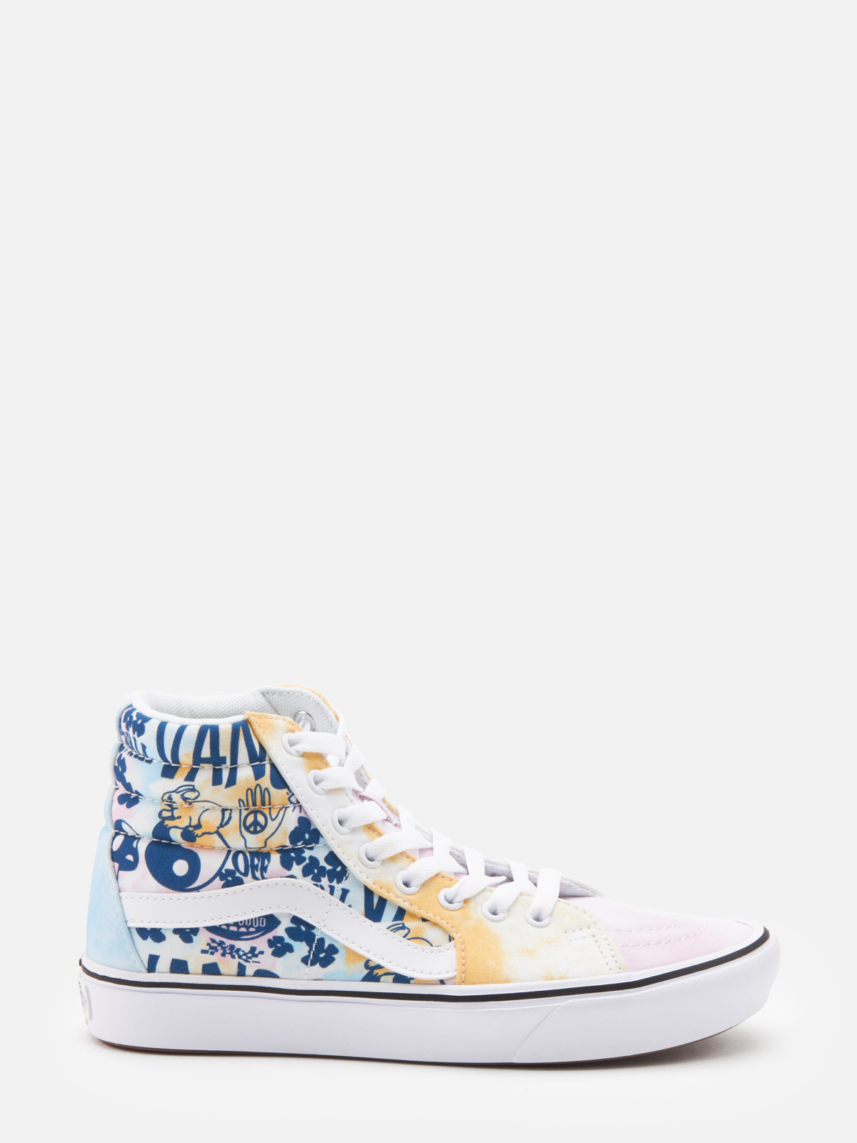 

Кеды женские Vans VN0A7TNOB1Y1 белые 5.5 US, Белый, ComfyCush SK8-Hi