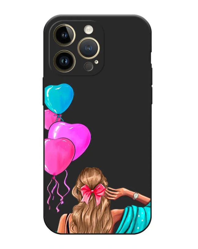 

Чехол Awog на Apple iPhone 14 Pro Max / Айфон 14 Про Макс "День Рождения", Черный, 15052-1