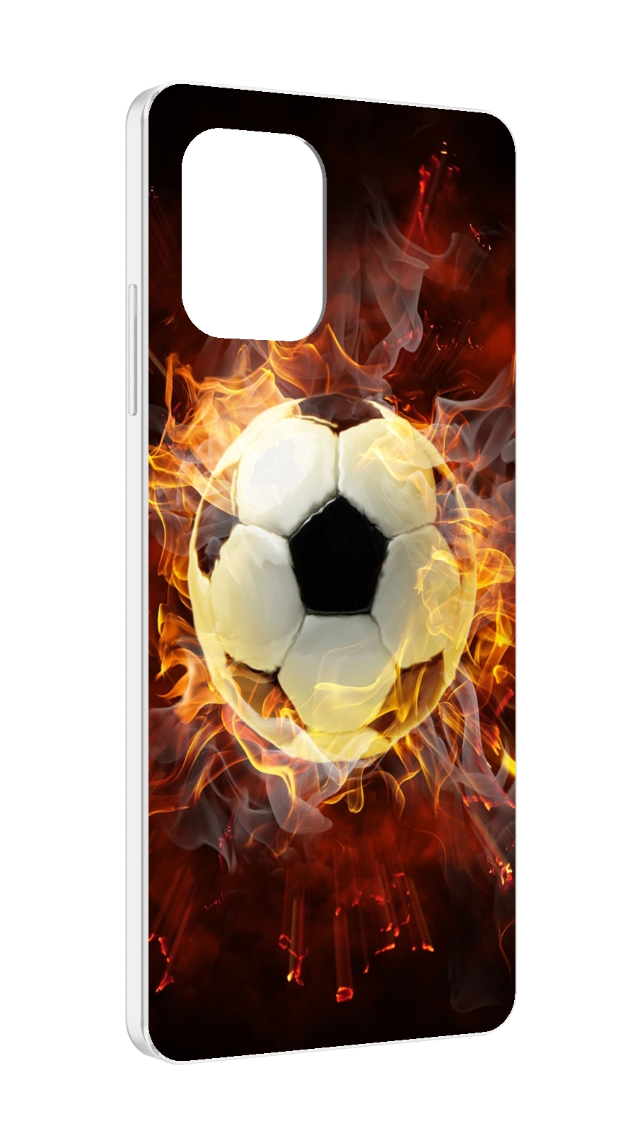 

Чехол MyPads Огненный-мяч для UMIDIGI Power 7 Max / Power 7S, Прозрачный, Tocco