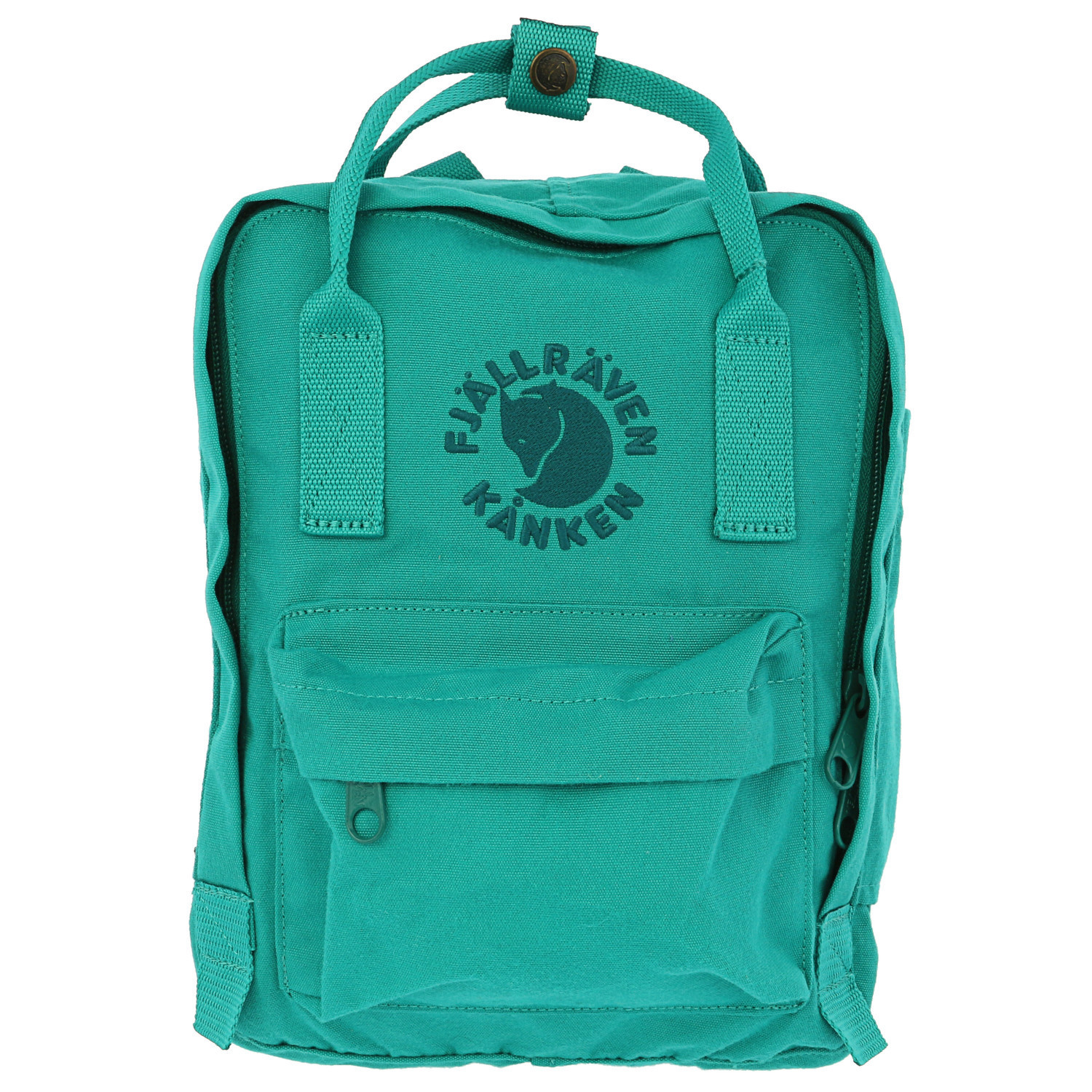 фото Рюкзак женский fjallraven re-kanken mini f23549 изумрудный 7 л