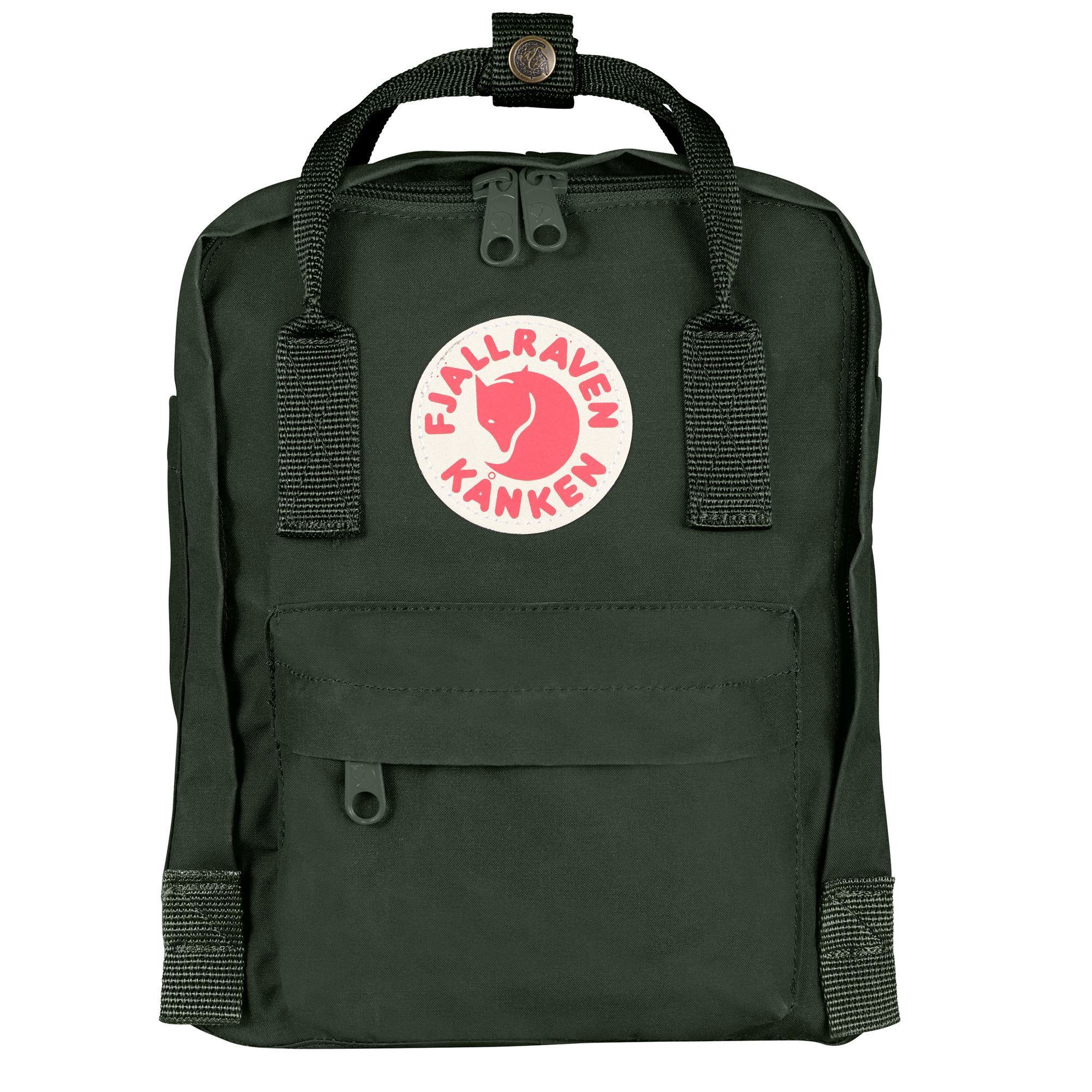 фото Рюкзак мужской fjallraven kanken mini f23561 темно-зеленый 7 л