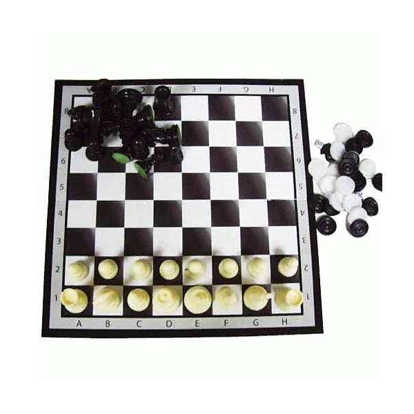 

Набор Start Up 3в1 шашки, шахматы, нарды, 37x18,5x5 см, igra101