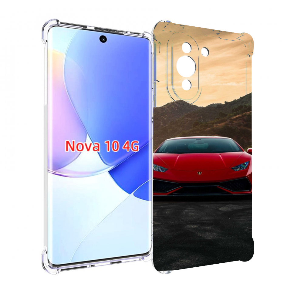 

Чехол MyPads lamborghini ламборгини 1 мужской для Huawei Nova 10, Прозрачный, Tocco