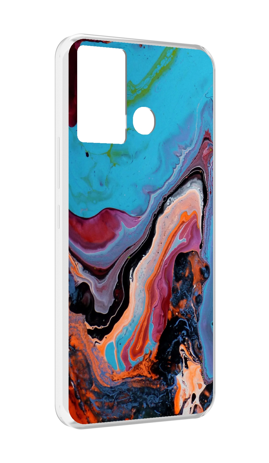 

Чехол MyPads смешанные краски для Infinix Hot 12 Play, Прозрачный, Tocco