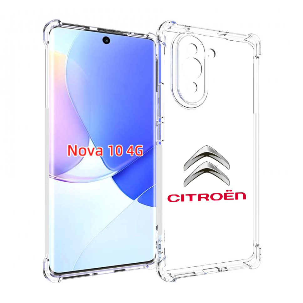 

Чехол MyPads citroen-3 мужской для Huawei Nova 10, Прозрачный, Tocco