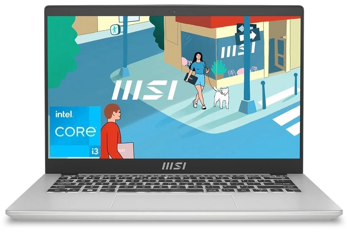 

Ноутбук MSI Modern 14 C13M-845XBY серебристый (9S7-14J111-845), Modern 14