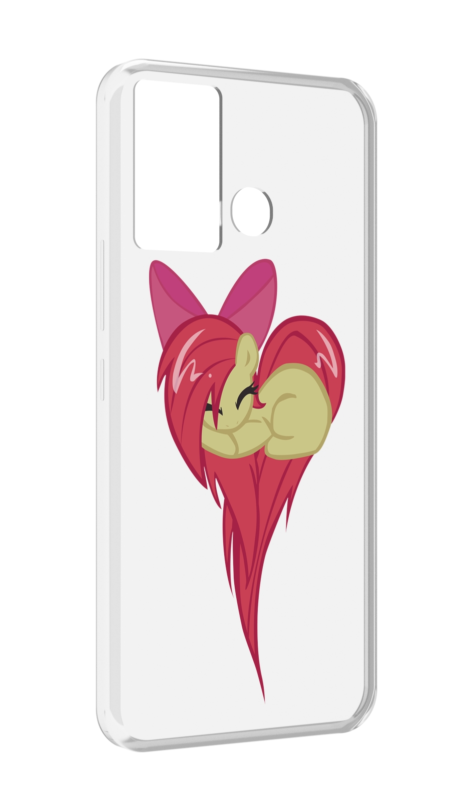 

Чехол MyPads сердце-из-пони для Infinix Hot 12 Play, Прозрачный, Tocco