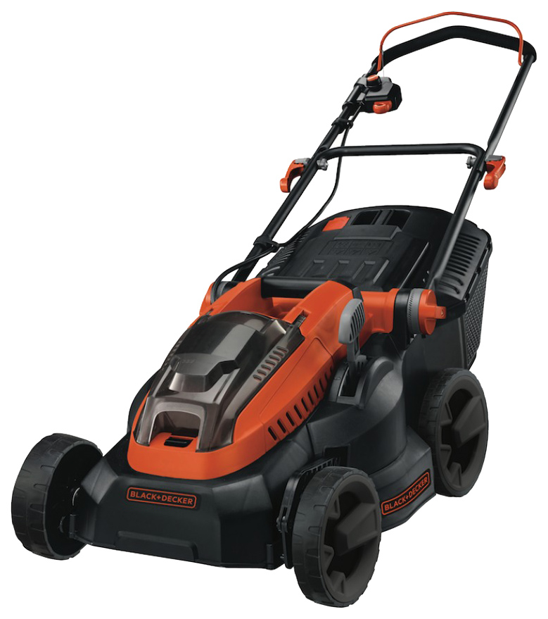 фото Аккумуляторная газонокосилка black+decker clm3820l2-qw 36 в акб и зу в комплекте