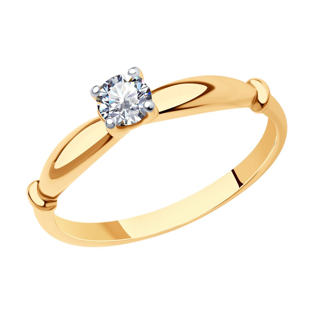 

Кольцо из серебра с фианитом р. 15,5 SOKOLOV 93011094, 93011094