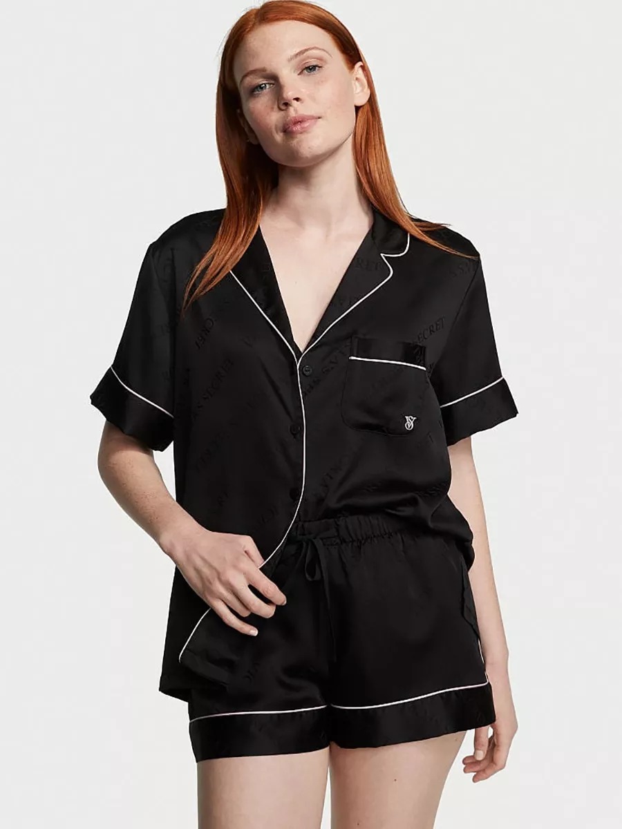 

Пижама женская Victoria's Secret 26604541-1 черная S, Черный, 26604541-1