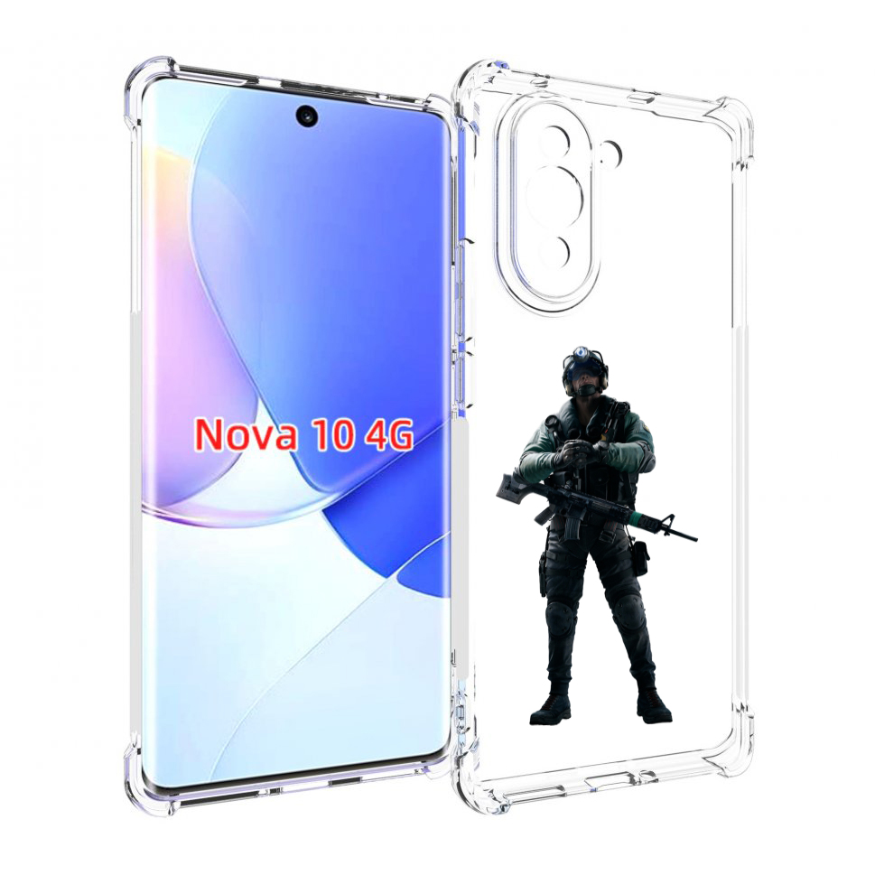 

Чехол MyPads Tom-Clancy's-Rainbow-Six-2 для Huawei Nova 10, Прозрачный, Tocco