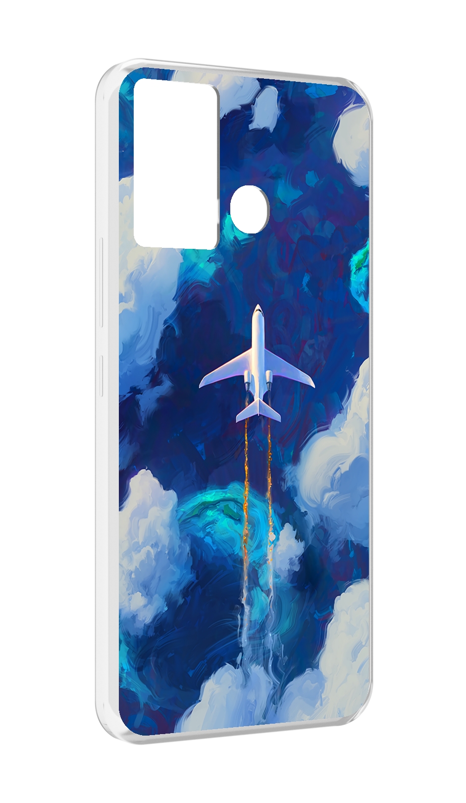 

Чехол MyPads самолет-в-небе-рисунок для Infinix Hot 12 Play, Прозрачный, Tocco