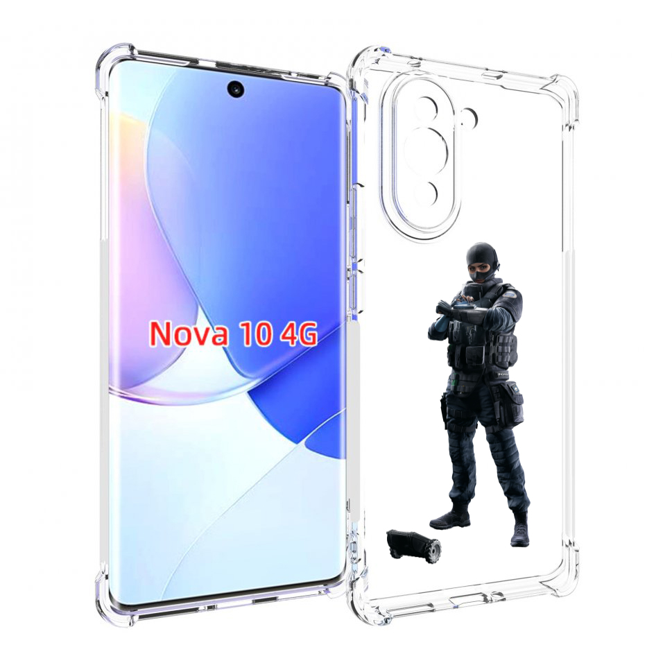 

Чехол MyPads Tom-Clancy's-Rainbow-Six-1 для Huawei Nova 10, Прозрачный, Tocco