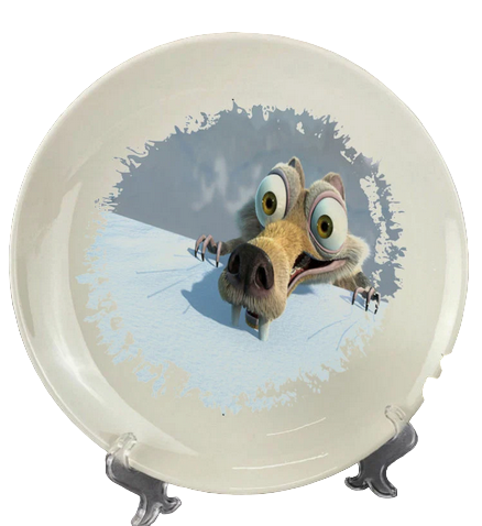 

Тарелка CoolPodarok ice age 2 the meltdown Белка на льдине