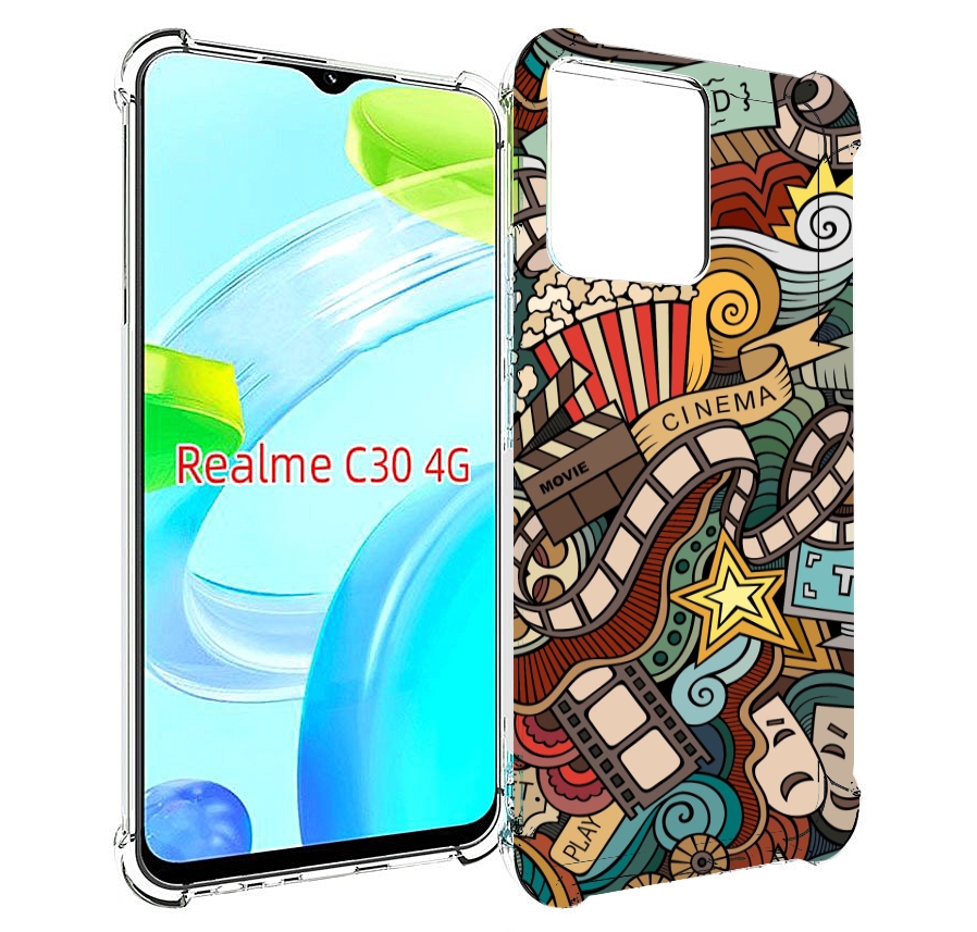 

Чехол MyPads любимое кино для Realme C30 4G / Narzo 50i Prime, Прозрачный, Tocco