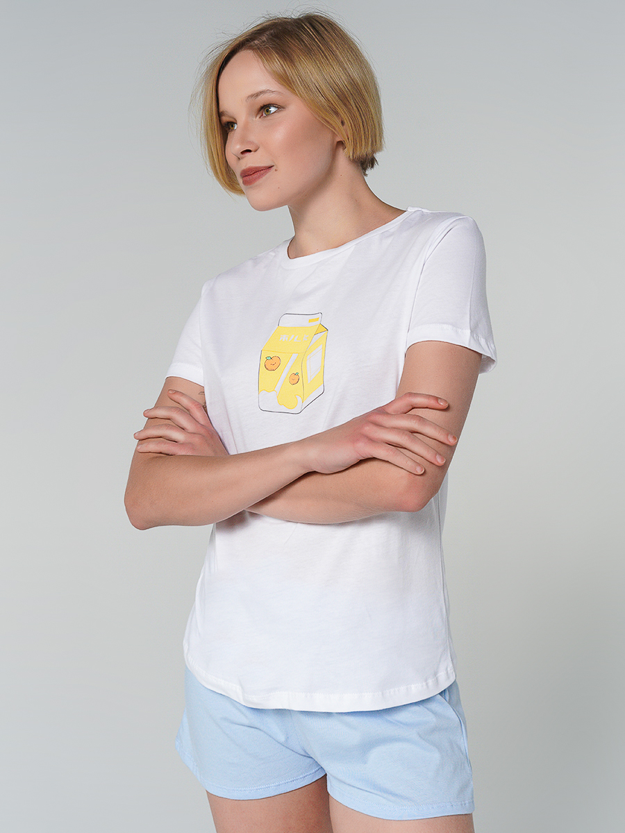 

Пижама женская ТВОЕ 79428 белая XL, 79428