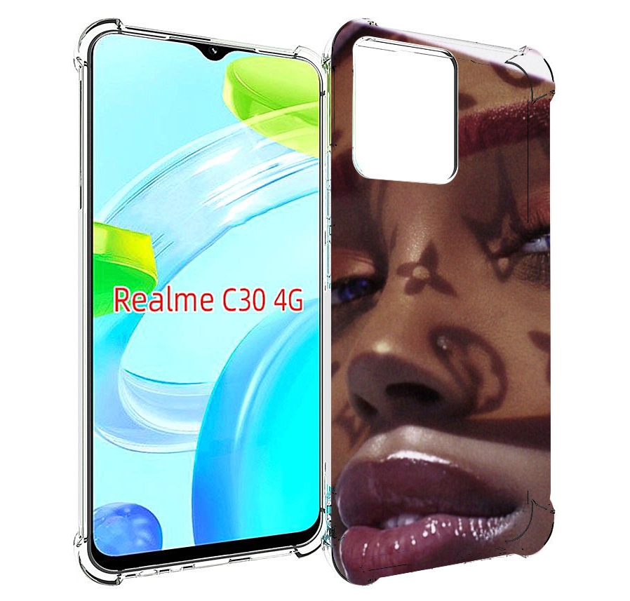 

Чехол MyPads лицо девушки тень женский для Realme C30 4G / Narzo 50i Prime, Прозрачный, Tocco