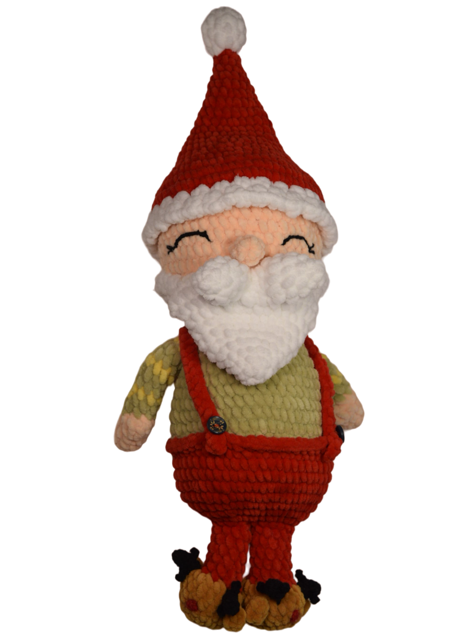 Вязанная игрушка Санта Клаус Dairina_toys ручной работы, А-457-2 брелок lego санта клаус 850150 1 шт