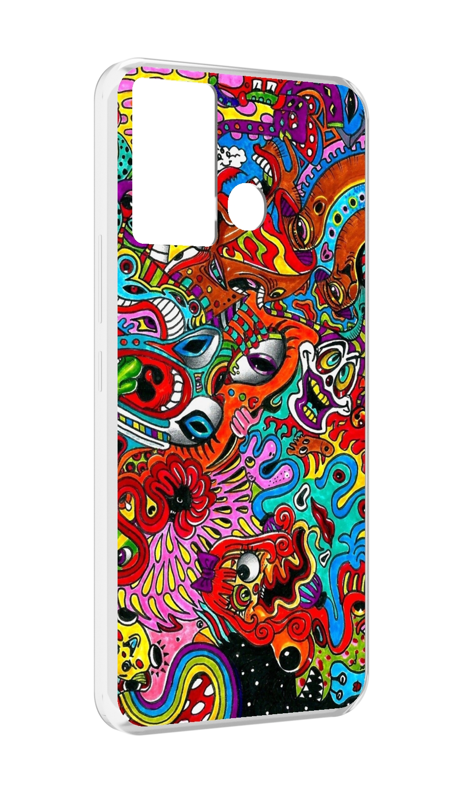 

Чехол MyPads разные абстракции яркие для Infinix Hot 12 Play, Прозрачный, Tocco