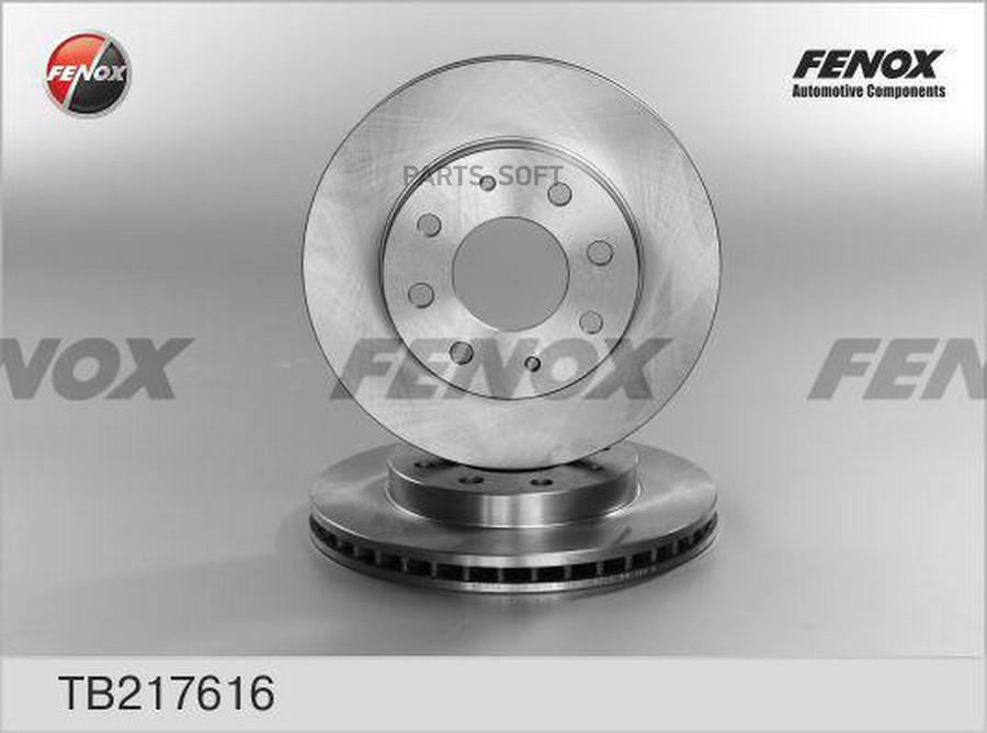 

FENOX TB217616 Диск тормозной Hyundai Santamo, Kia Joice 91-99 1шт