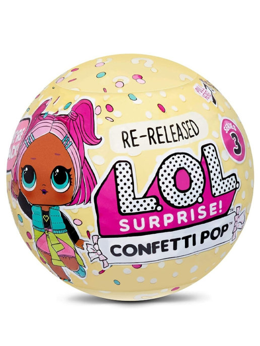 

Кукла L.O.L. Surprise Confetti Pop Re-Released Series 3 Конфетти Поп Перевыпуск 551515-1, L.O.L. Surprise! Confetti Pop Re-Released