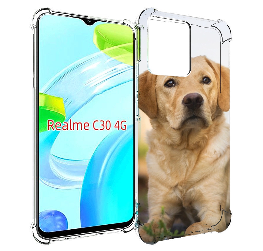 

Чехол MyPads лабрадор ретривер для Realme C30 4G / Narzo 50i Prime, Прозрачный, Tocco