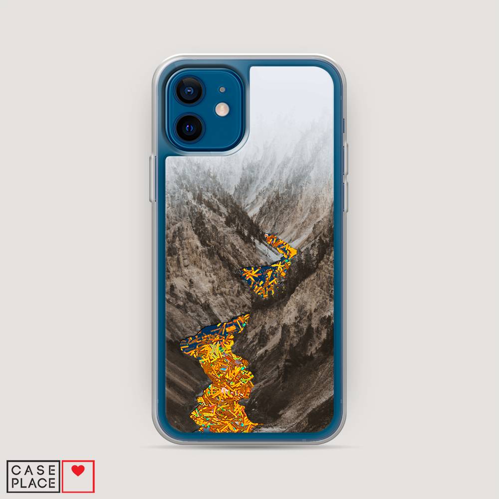 

Чехол Awog на Apple iPhone 12 mini / Айфон 12 mini "Горная река", Разноцветный, 12690-1