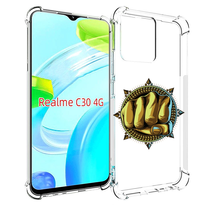 

Чехол MyPads кулак для Realme C30 4G / Narzo 50i Prime, Прозрачный, Tocco