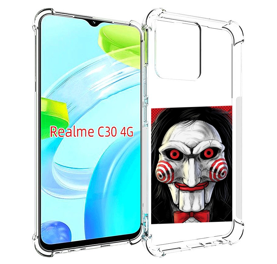 фото Чехол mypads кукла из пилы для realme c30 4g / narzo 50i prime