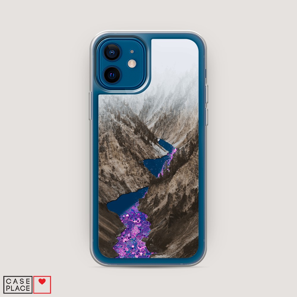 

Чехол Awog на Apple iPhone 12 / Айфон 12 "Горная река", Разноцветный, 12592-1