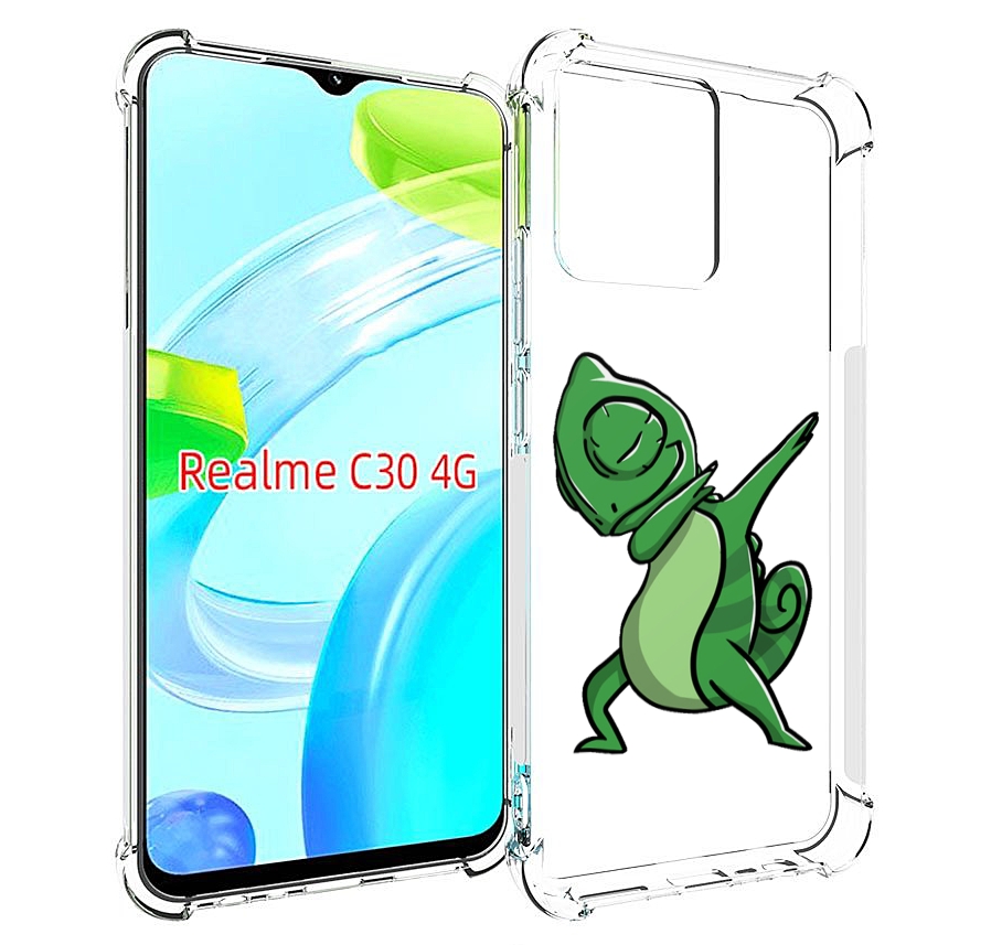 

Чехол MyPads крутой-хамелеон для Realme C30 4G / Narzo 50i Prime, Прозрачный, Tocco