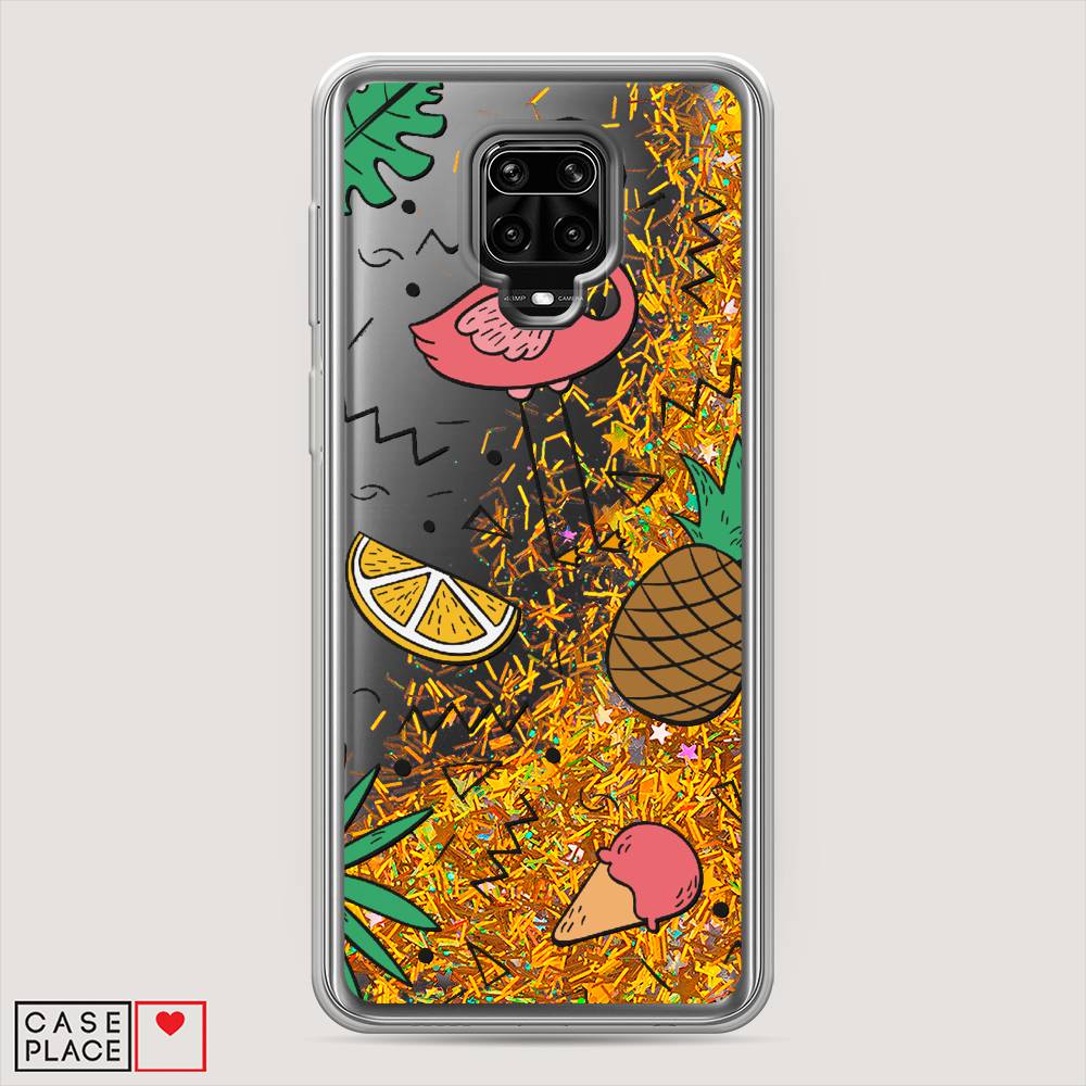 

Чехол Awog на Xiaomi Redmi Note 9S/Note 9 Pro "Гавайский фон", Разноцветный, 37990-1