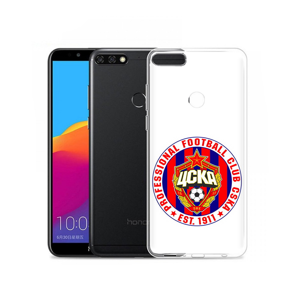 

Чехол MyPads Tocco для Honor 7C Pro ФК ЦСК логотип (PT113786.47.178), Прозрачный, Tocco